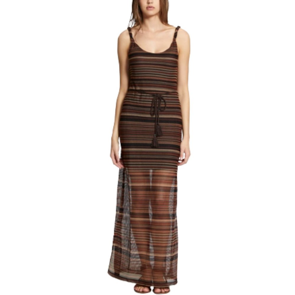SANCTUARY Horizon Boho Striped Knit Maxi Dress